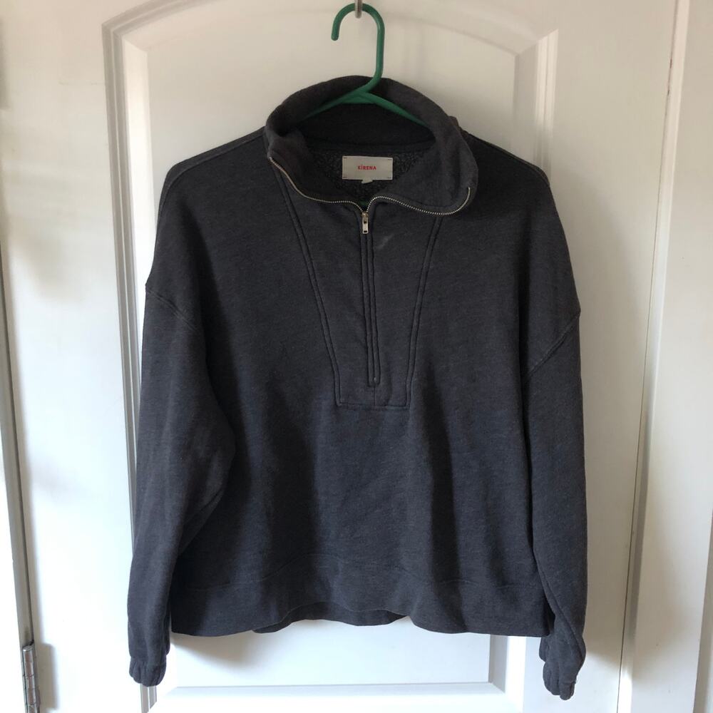 Xirena Women's Oliver Sweatshirt size XS Dark Gray $221 Retail Value